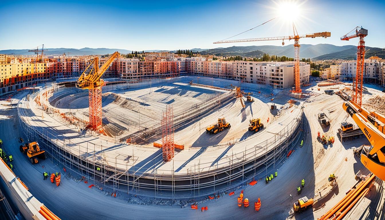 Trabajos de construcción en España