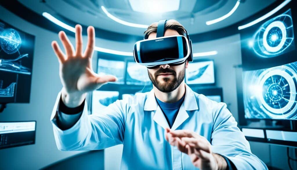 programador médico de realidad virtual