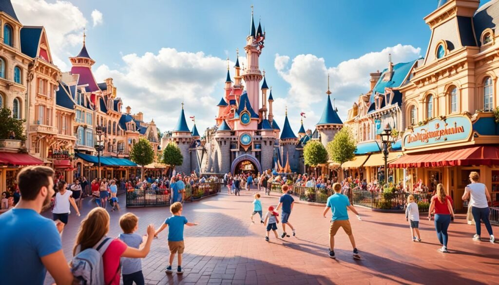 ciudades temáticas en Disneyland París